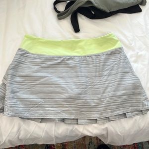 Lululemon Pacer Skirt - pleaded